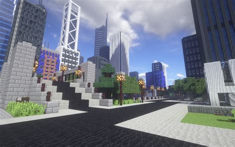realistic city minecraft map