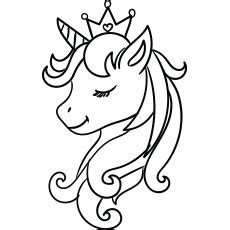 unicorn coloring pages cute coloring pages  printable coloring
