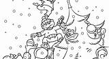 Village Christmas Coloring Pages Getcolorings Getdrawings Print Color sketch template