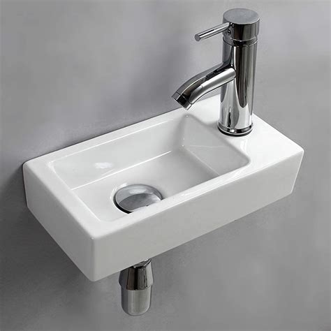 buy wall hung basin sink small bathroom sink rectangle ceramic wash