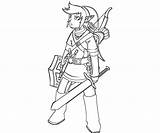 Zelda Skyward sketch template