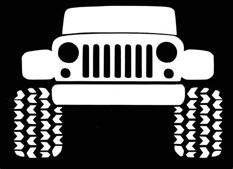 jeep  road  vinyl decal sticker etsy