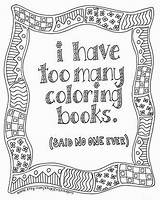 Coloring Pages Adult Sassy Sayings Swear Color Book sketch template