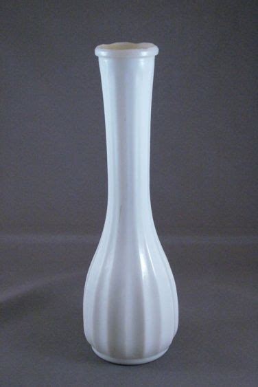 Vintage White Milk Glass Bud Vase From