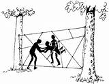 Spider Ropes Rope Low Course Web Clipart High Team Building Through Camp Game Games Scout Teambuilding Exercises Hole Obstacle Spiders sketch template