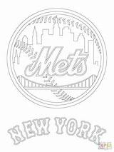 Coloring Mets Pages Logo York Mlb Baseball Printable City Skyline Rangers Jets Chiefs Sport Print Cubs Football Kc Chicago Kids sketch template
