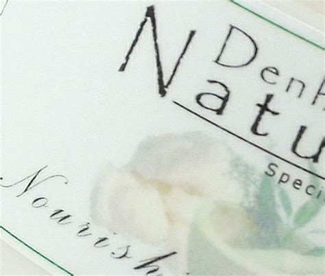 denhams natural custom labelling service
