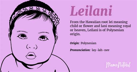Leilani Name Meaning Origin Popularity Girl Names Like Leilani
