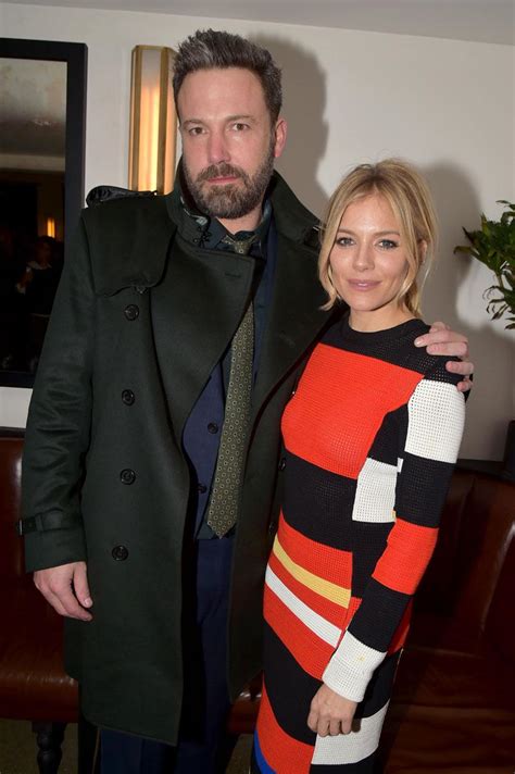 Sienna Miller Cozies Up To Ben Affleck And Brags About Their