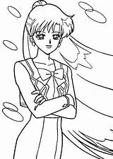 Sailor Pluto Coloring Pages Moon Printable sketch template