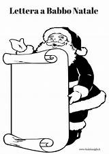 Babbo Weihnachtsmann Lettera Malvorlage Kerstman Wish Scarica Schulbilder Ausmalbild Vitainfamiglia Große Jpg6 sketch template
