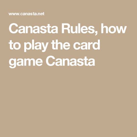 canasta rules   play  card game canasta  images