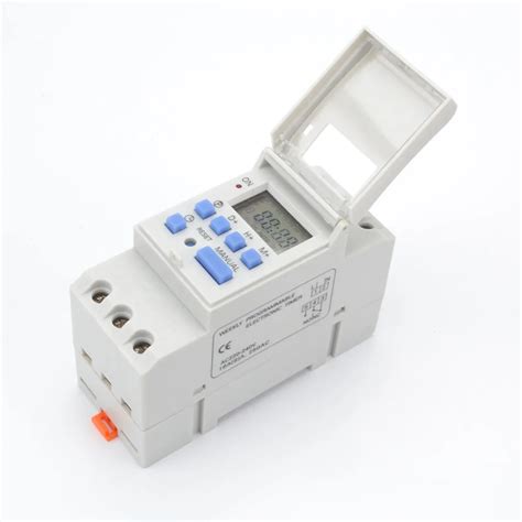 ac  digital lcd power timer programmable time switch relay  temporizador din rail