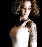 nicest sleeve shoulder tattoo ideas  women