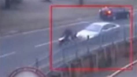Moment Vigilante Driver Kills Man Who Stole His Bike By Ramming Him Off