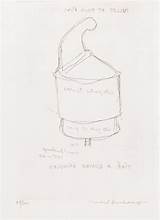 Marcel Duchamp Pandolfini sketch template