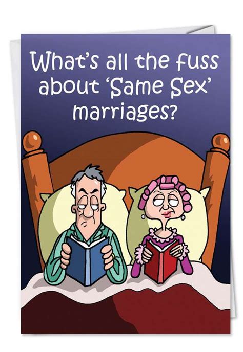 same sex marriage cartoon anniversary card and nobleworkscards