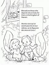 Coloring Beatitudes Clipart Beatitude Drawing Popular Coloriage Library sketch template