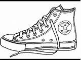 Converse رسم Draw sketch template