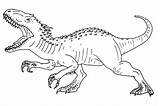 Jurassic Coloring Pages Dinosaur Kids sketch template