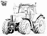 Tracteur Colorier Massey Agricole Ferguson Ferme Fourche Elliot Coloriage Tractor Holland Benjaminpech Cabine sketch template