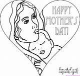 Mothers Coloring Pages Happy Kids Drawing Mother Cards Mom Printable Da Quotes Gift Una Colorare Large Poems Festa Wallpapers Del sketch template