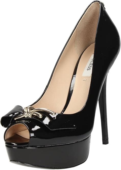 guess scarpe donna eleganti spuntate mod timm fltimpat  nero  amazonit scarpe