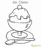 Ice Cream Cup Coloring Date Kids sketch template