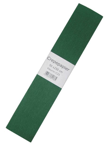 crepe papier groen    cm
