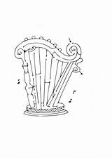 Arpa Disegno Colorare Harp Labyrinth Harfe Harpe Labirinto Doolhof Laberinto Labyrinthe Coloriage Educima Schulbilder Téléchargez sketch template