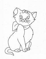 Coloring Cat Pages Kitten Printable Animal Cats Kids Cartoon Print Color Female Book Splat Nick Jr Outline Colouring Princess Cute sketch template