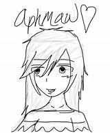 Aphmau Coloring Pages Katelyn Minecraft Fan Printable Sketch Color Getcolorings Template Print Getdrawings sketch template