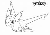 Latias Pokemon Coloring Pages Printable Kids Color sketch template