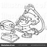 Vacuum Clipart Illustration Toonaday Royalty Rf sketch template