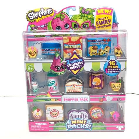 shopkins toys shopkins family mini packs  poshmark