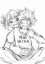 Toga Deku Bnha Izuku Pages Sketch Deviantart Anime Hero Academia Himiko Coloring Shhh Anyone Ch Hello Tell Don Template Getdrawings sketch template