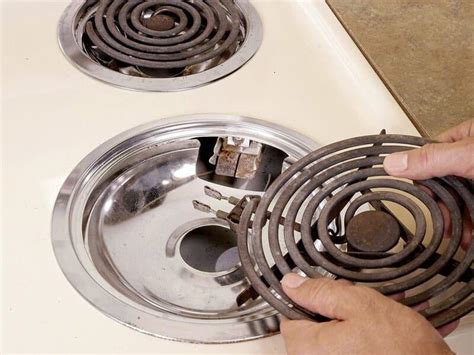 methods   clean electric stove drip pans update