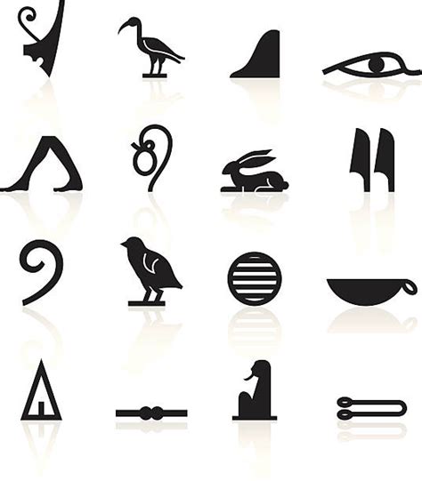 Best Hieroglyphics Illustrations Royalty Free Vector