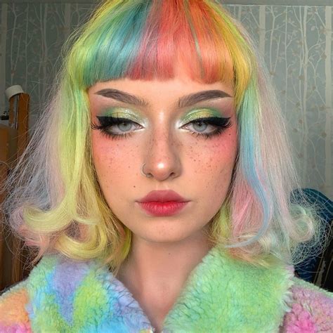 pin by Кристина on make up rainbow hair aesthetic hair dye my hair