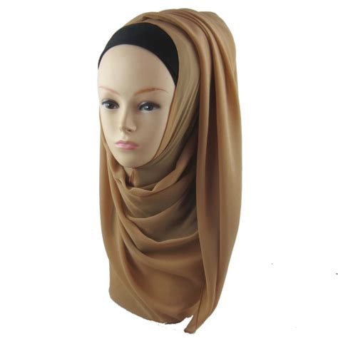 muslim women s chiffon long scarf hijab islamic wrap shawls arab caps headscarf ebay