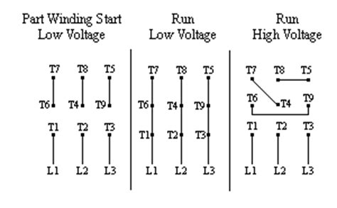 phase  voltage motor wiring wiring diagram