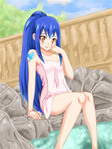 sexy hot anime and characters images hot spring wendy marvell hd