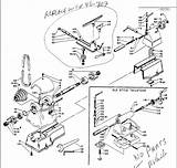Beaver Tailstock Spindle Lathe sketch template