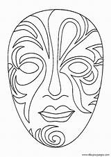 Mascara Mascaras Masken sketch template