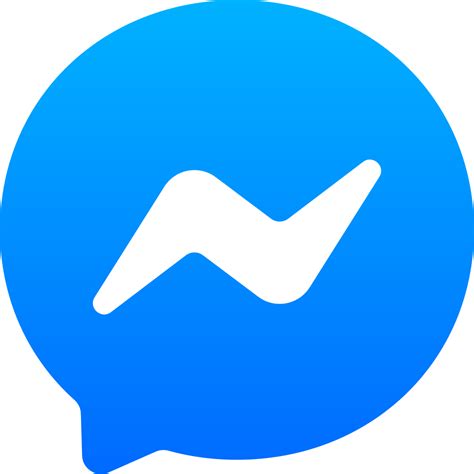 chat facebook message messenger messenger logo icon