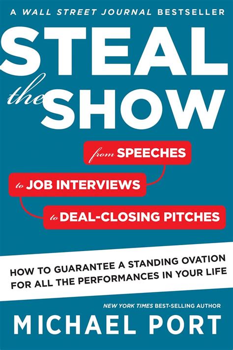 Steal The Show From Speeches To Job Interviews To Deal Closing Pitches