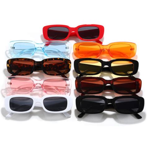 y2k retro sunglasses vintage fashion rectangle square shades women