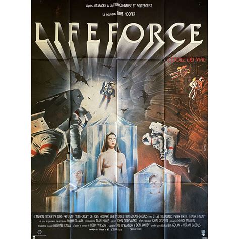 lifeforce french movie poster 47x63 in 1985