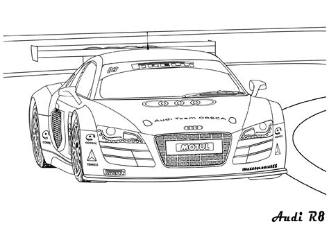 audi  coloring pages