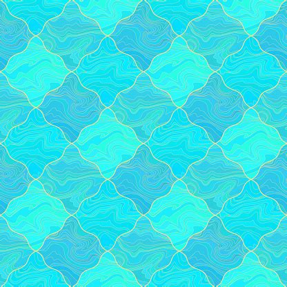 pola mulus abstrak mosaik ubin berpola biru cyan pirus  tekstur